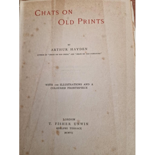 181 - 3 x Antique Books; 'In Thackerays London' by F Hopkison Smith, 'Whitmans Print-Collectors Handbook' ... 