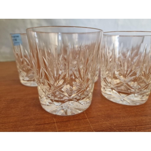 182 - Set of 6 x Crystal Glasses, (6)