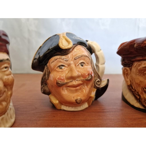 204 - 3 x Royal Doulton Toby Jugs / Character Jugs, Incl. Capt Henry Morgan, D 6469, Circa 1957), (3)