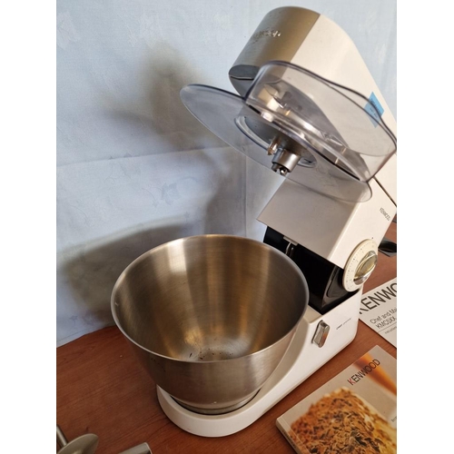 263 - Kenwood Chef Premier Kitchen Machine / Food Mixer, (Model: KMC510) with Various Attachments and Manu... 