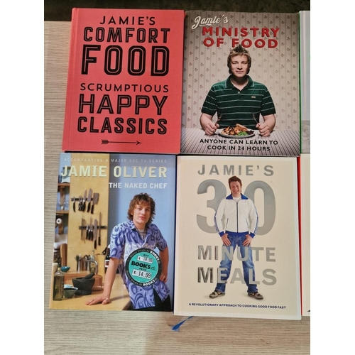 290 - Collection of 10 x Jamie Oliver Cooking Books