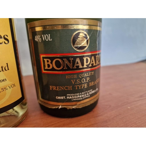 291 - 3 x Bottles of Brandy; Bonapart VSOP French Type (40%, 75cl, Bottled by Haggipavlu & Sons, Brandy Ar... 