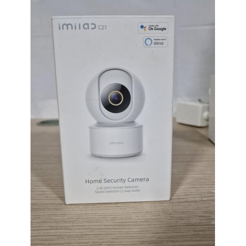 339 - IMILAB C21 Home Security Camera in Box (Model: CMSXJ38A), Looks Unused, Together with Huawei LTE Cub... 