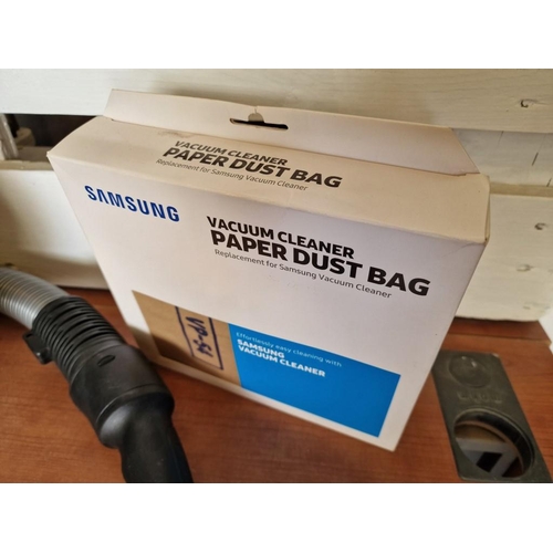 468 - Samsung Vacuum Cleaner, (Model: SC07M25EOWB) with Manual and Spare Dust Bags, * Basic Test and Worki... 