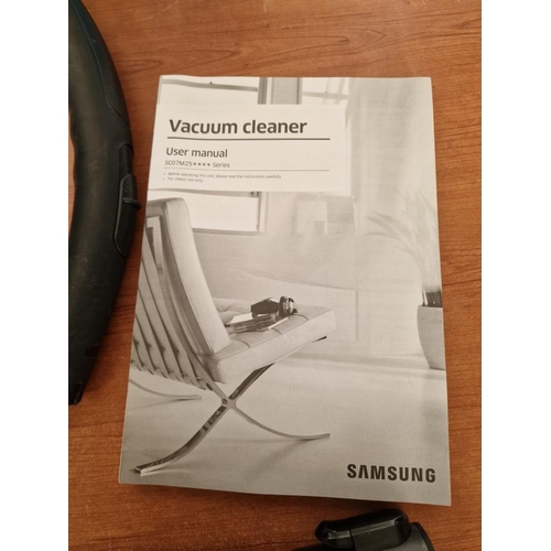 468 - Samsung Vacuum Cleaner, (Model: SC07M25EOWB) with Manual and Spare Dust Bags, * Basic Test and Worki... 