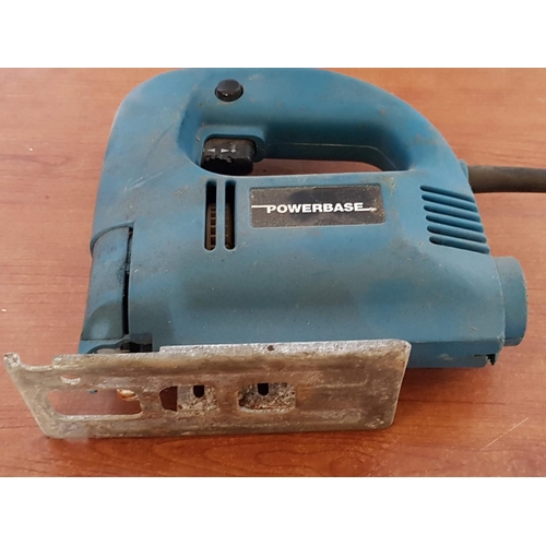 709 - Powerbase Jigsaw, Model No; 714524 and Black & Decker Retro Drill, Circa 70's Orange (Un-Tested)