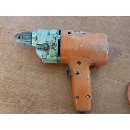 709 - Powerbase Jigsaw, Model No; 714524 and Black & Decker Retro Drill, Circa 70's Orange (Un-Tested)