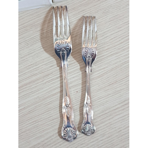 498 - Vintage Style Sheffield Table Cutlery Full Set for 6 x Person (Silver Plated / EPNS / Stainless Stee... 