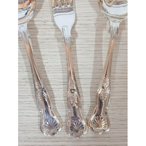 498 - Vintage Style Sheffield Table Cutlery Full Set for 6 x Person (Silver Plated / EPNS / Stainless Stee... 