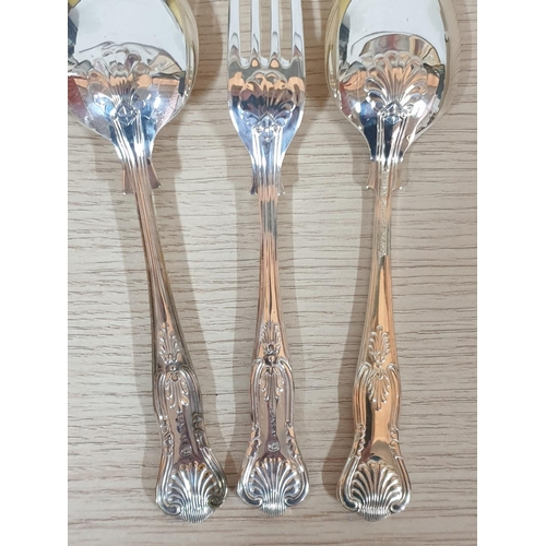 498 - Vintage Style Sheffield Table Cutlery Full Set for 6 x Person (Silver Plated / EPNS / Stainless Stee... 