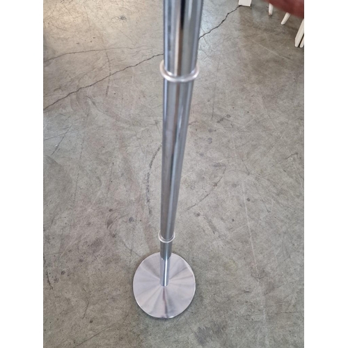 273 - Modern Chrome Coat / Hat Stand, Together with 'Tilley Hat', (2)