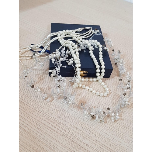 561 - Collection of 3 x Pearls Necklaces and Bracelets