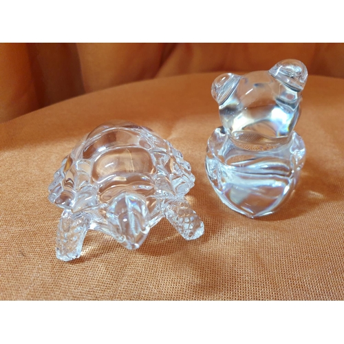 786 - Collection of Stylish Glass Homeware Ornaments (Glass Animal Figurines) Tealight Holders and Shot Gl... 