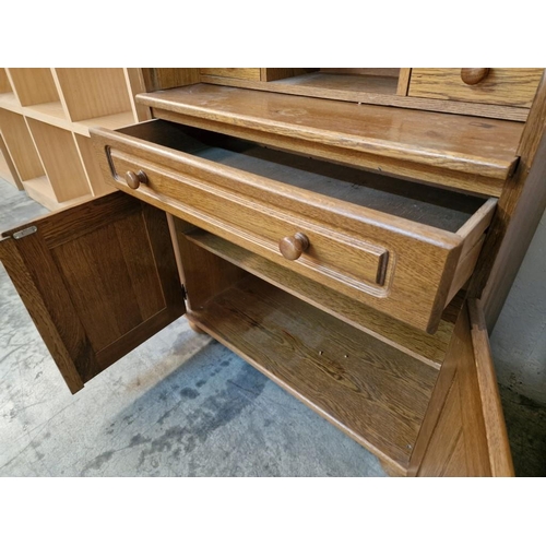 219 - Retro Style Wooden Roll Top Desk (84 x 38 x 100cm)