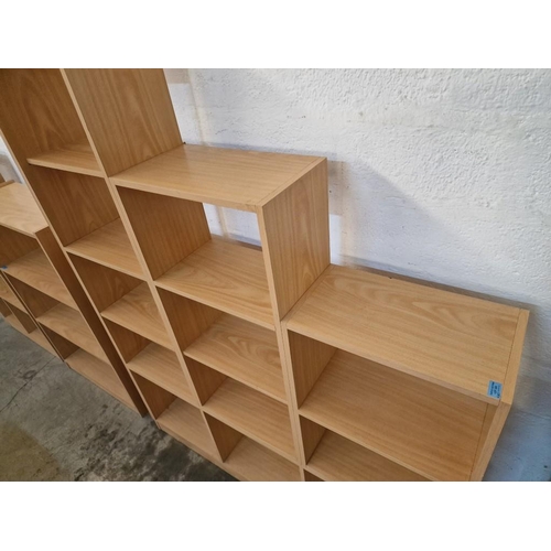 223 - Geometric Bookcase / Unit (150 x 28 x 190cm)