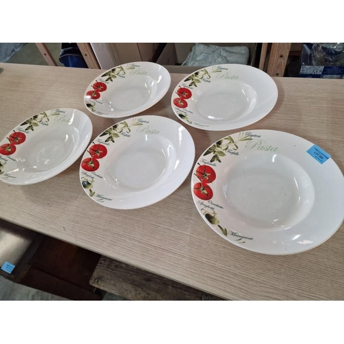 509 - Set of 5 x Pasta Bowls