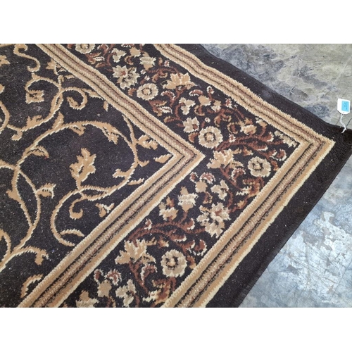 511 - Large Brown Patterned Carpet, (Approx. 320 x 217cm)