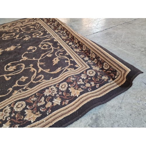 511 - Large Brown Patterned Carpet, (Approx. 320 x 217cm)