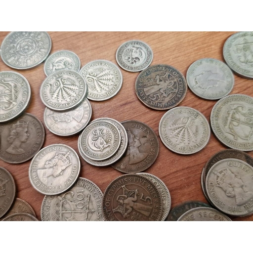 53 - Collection of Coins, Mostly Cyprus / Cypriot, Circa 1950's