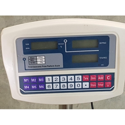 398 - TCS Electronic Price Platform Scale (Max 150kg/ Min 1kg), (Un-Tested)