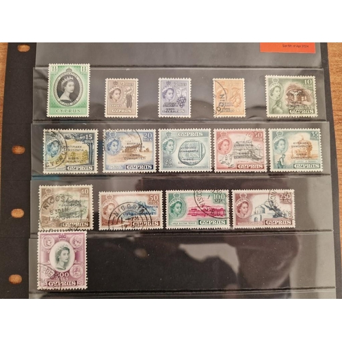 108 - Collection of Early Cyprus Postage Stamps; 1953 'Coronation of Queen Elizabeth II' 1 1/2 Piastre, To... 