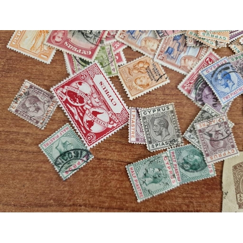 114 - Collection of Assorted Early Cyprus Stamps; King Edward VII, George V & George VI Period