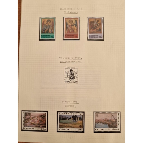 115 - Large Collection of Cypriot Stamps; Fairly Complete & Organised Collection of Cyprus Stamps, In Date... 