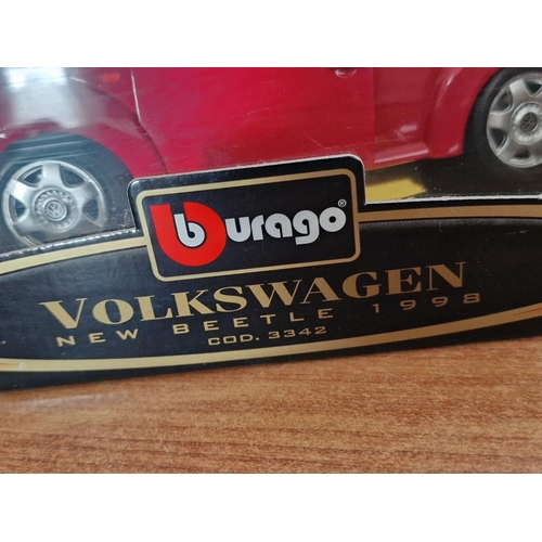 197 - Burago 'Gold Collection' 1/18 Scale Mode of VW Volkswagen Beetle (Code: 3342) in Original Box