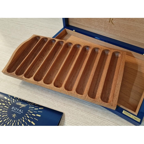 123 - Davidoff 'Royal Release' 2017 Cigar Box with Removable Cedar Wood 10-Cigar Tray