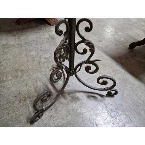 179 - Decorative Metal Floor Standing Candelabra with 4-Arm and Centre Candle, (Approx. H: 169cm),