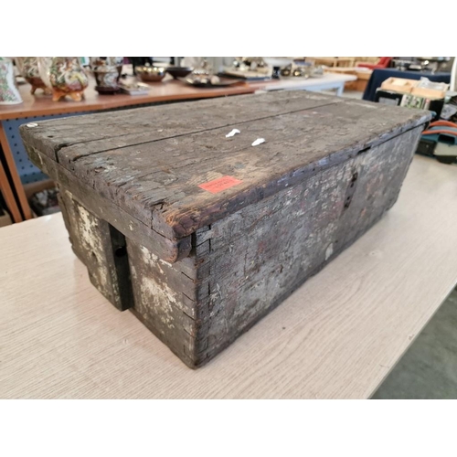 63 - Vintage Wooden Ammunition Box, (Approx. 65 x 33 x 22cm)