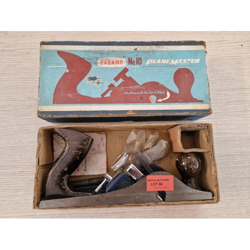 66 - 'Paramo' No. 10 Plane Master in Original Box with Numerous Blades, Approx. L: 25cm