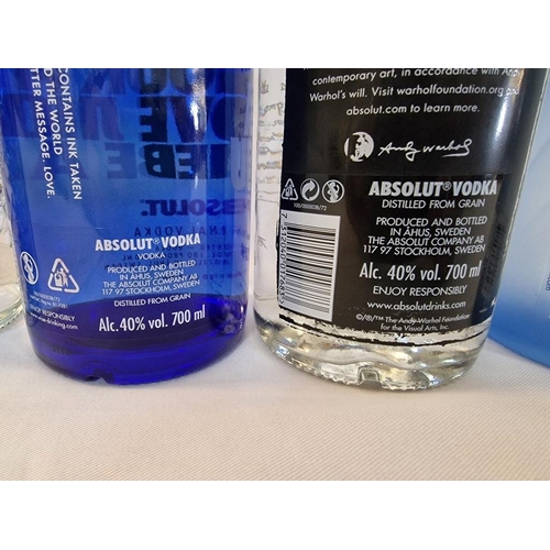 2A - Collection of 5 x Bottles of Absolut Vodka (40%, 700ml) in Assorted Limited Edition Bottles, (see mu... 