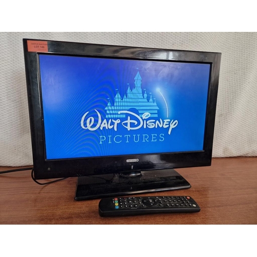 149 - Digihome 19'' LED TV with Built-in DVD Player, (Model: LED19913HDDVD), with Remote Control * Basic T... 