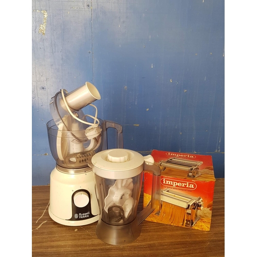 414 - Russell Hobbs Model No 19001 Food Processor Together with 