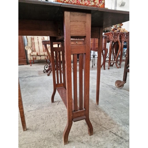 142 - Antique Sutherland / Small Drop-Leaf Table, (Approx. 75 x 56 x 70cm Overall / Opened)