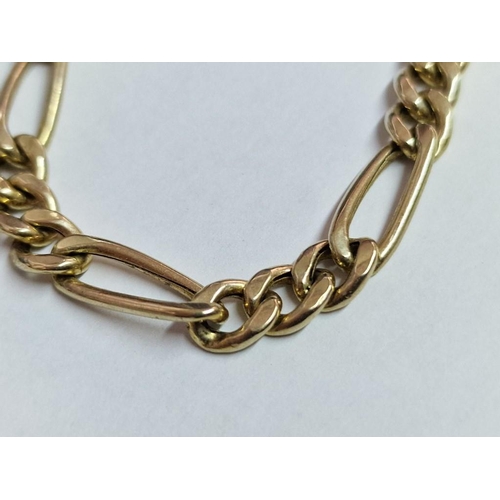 170A - 9ct Gold Figaro Chain Necklace, (Approx. L: 45cm, 11.4g)