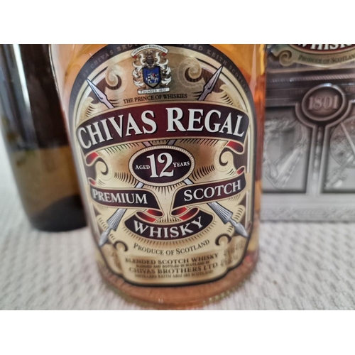 666 - Chivas Regal 12-Year Premium Scotch Whisky (70cl, 40%) with Box, Together with Bottle of 'Falanghina... 