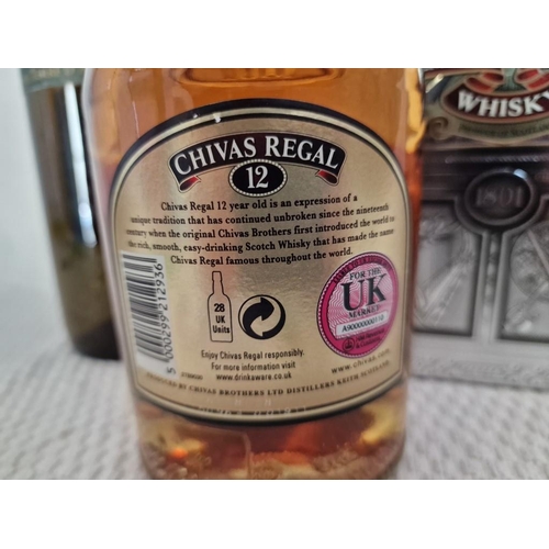 666 - Chivas Regal 12-Year Premium Scotch Whisky (70cl, 40%) with Box, Together with Bottle of 'Falanghina... 