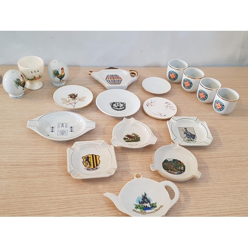 712 - Collection of Mini Porcelain Dishes, Shoth, Salt/Pepper Holders, Ashtrays and Others (18pcs)