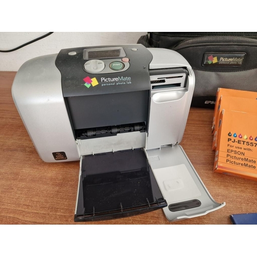 737 - Epson 'PictureMate' Personal Photo Lab Compact Printer, (Model: B271A), with Qty of Toner Cartridges... 