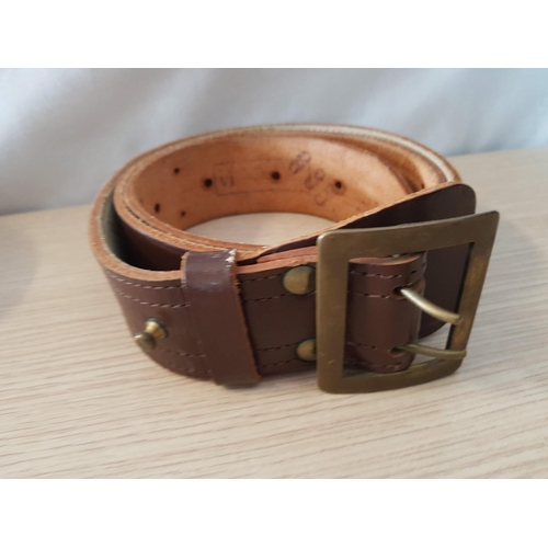 219 - 4 x  Unisex Belts (3 x Leather and One Other)