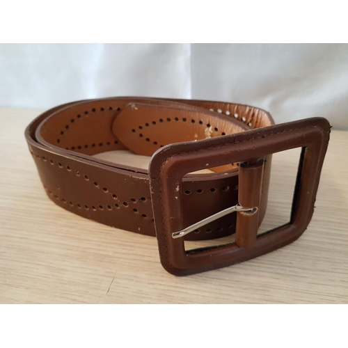 219 - 4 x  Unisex Belts (3 x Leather and One Other)