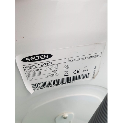 223 - Selten Washing Machine, White, Model SLW107 *Basic Test and Working/Only one Year Old*