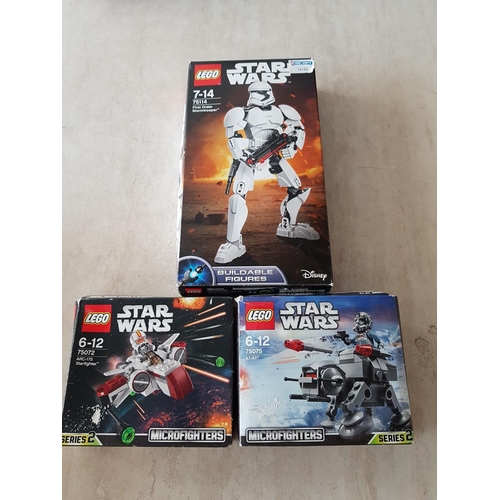 77 - Star Wars Lego - Collection of 3 x 