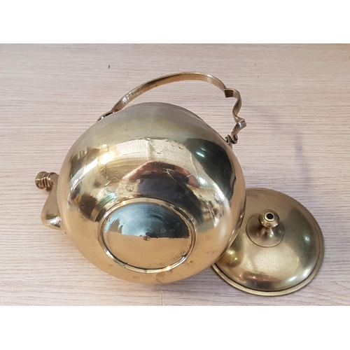 84 - Country Farmhouse Style Brass Effect Kettle / Tea Pot