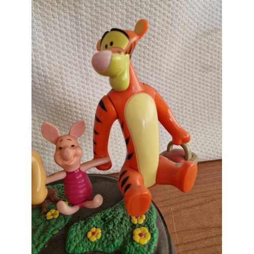 79 - Vintage Disney 'Pooh & Friends' (Winnie the Pooh, Tigger and Piglet) Table / Bed Side Lamp,  (Model:... 