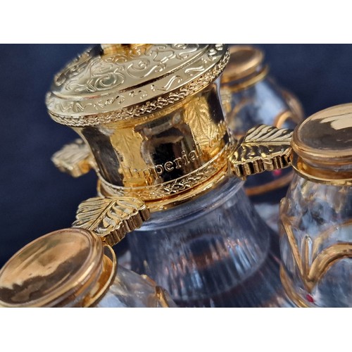 1 - 'Russian Art's Applied Craft Ltd' Imperial Collection Super Premium Vodka. A Venetian Glass Decanter... 