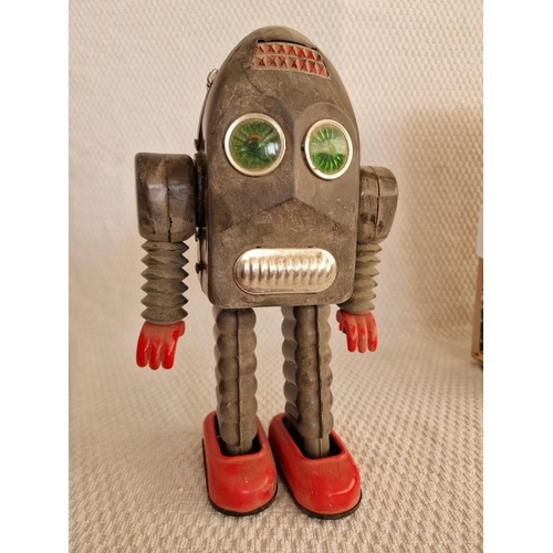 778 - Vintage Tin 'Thunder Robot' Toy in Original Box, Battery Operated, #ME200,