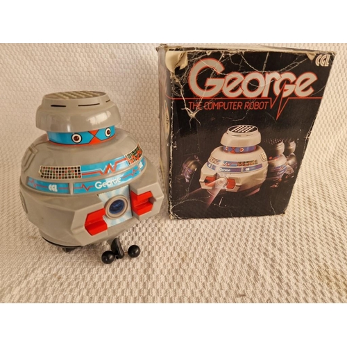 779 - Vintage 'George' The Computer Robot, by 'CGL Electronic Toys', #60-01, in Original Box